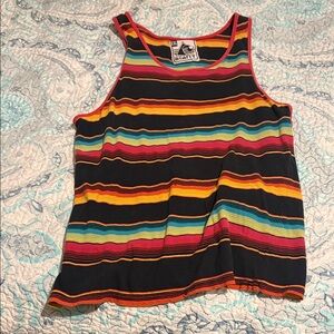 Colorful Striped Tank Top